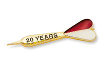Metal Club Badge - Dart